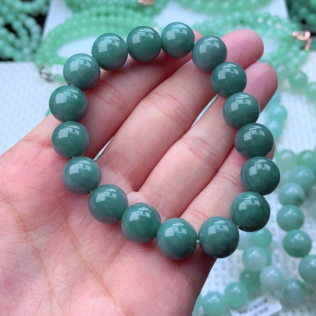 翡翠未镶嵌毛衣链