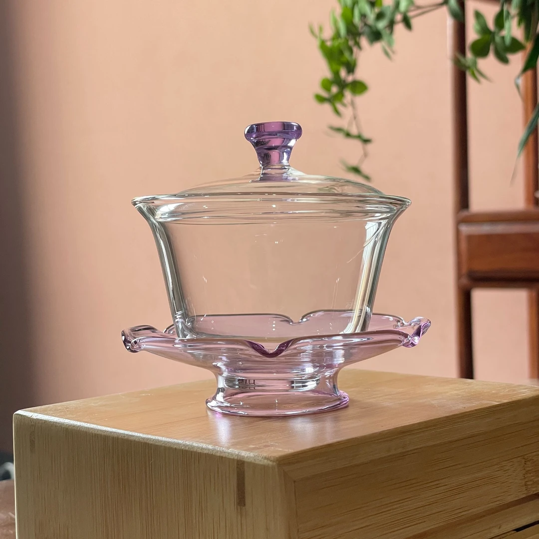 天久 基础盖碗—紫色 T007