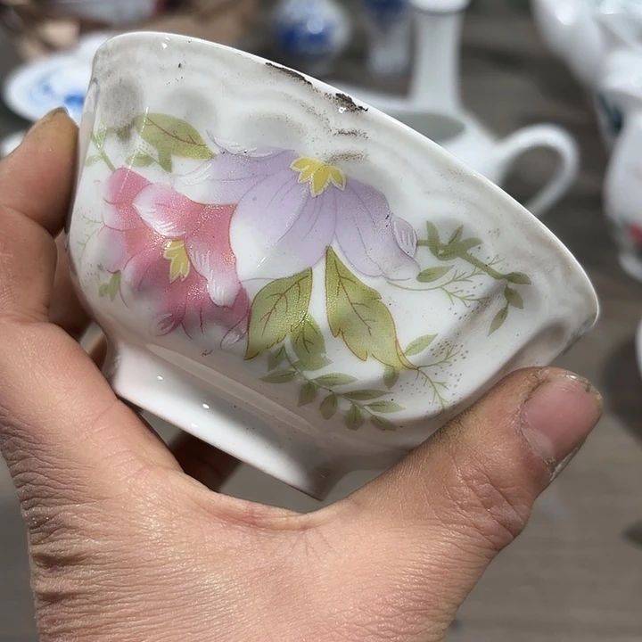 陶11.5公分米饭，碗米饭碗微下