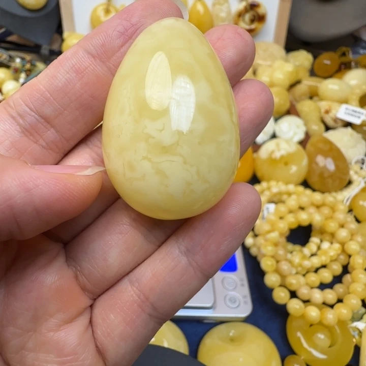 蜜蜡未镶嵌颈饰天然蜜蜡