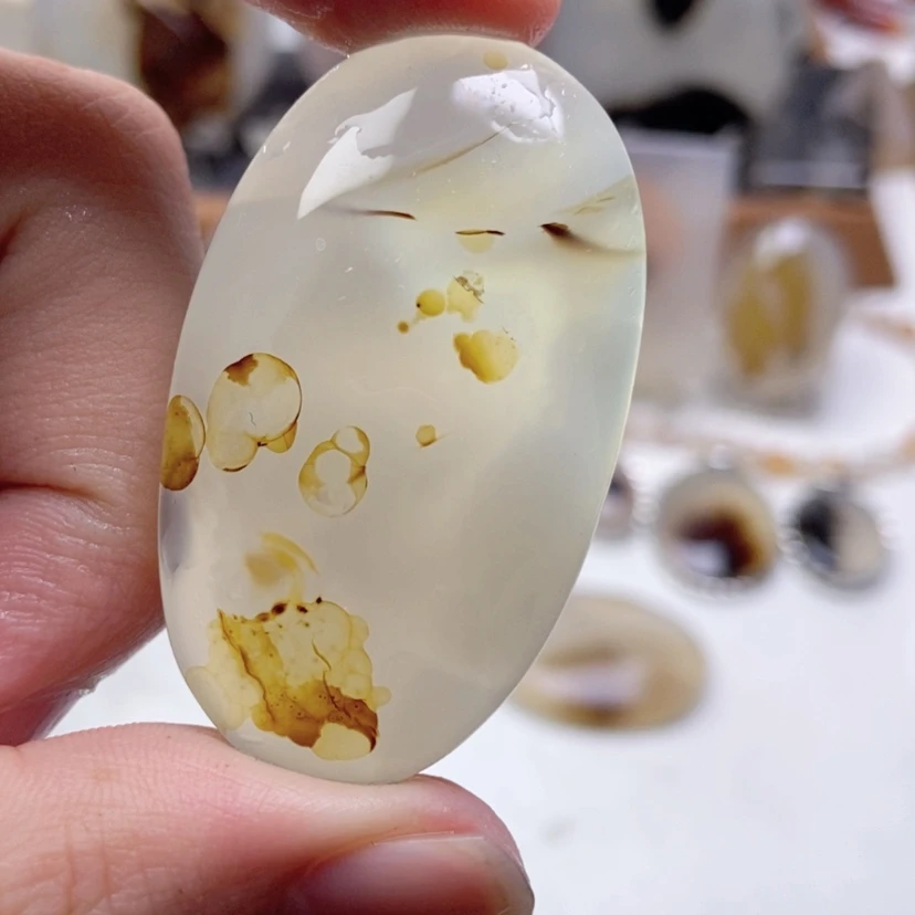 【闪购商品】玛瑙/玉髓颈饰未镶嵌穿**空