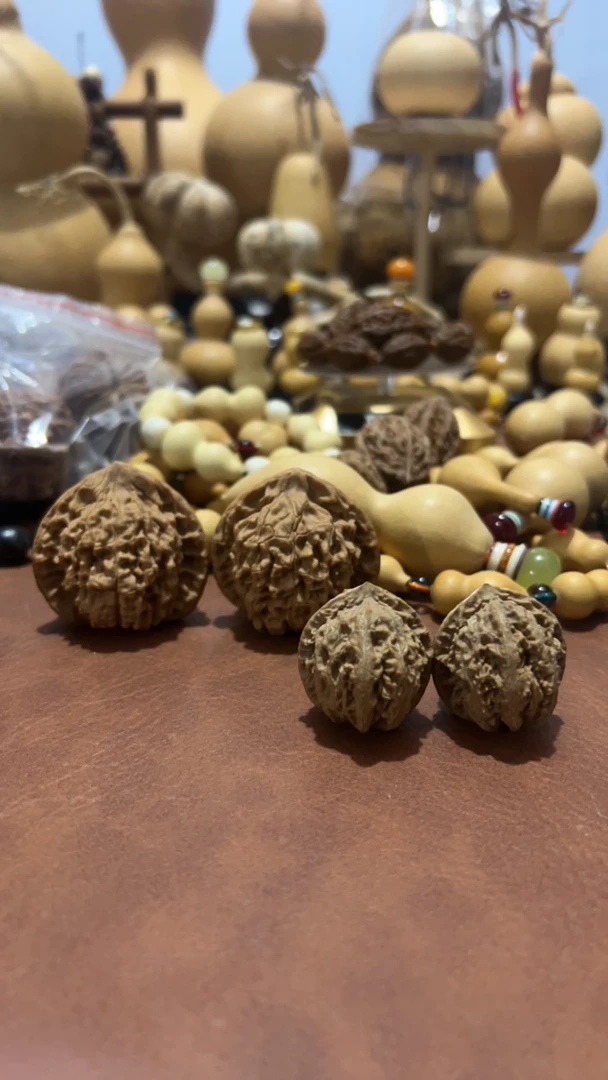 文玩核桃新果头茬全品平谷大粗筋高端收藏佳品直播间连接