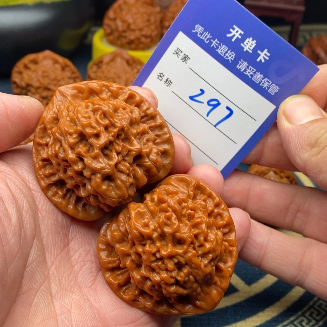 文玩核桃把件官帽48