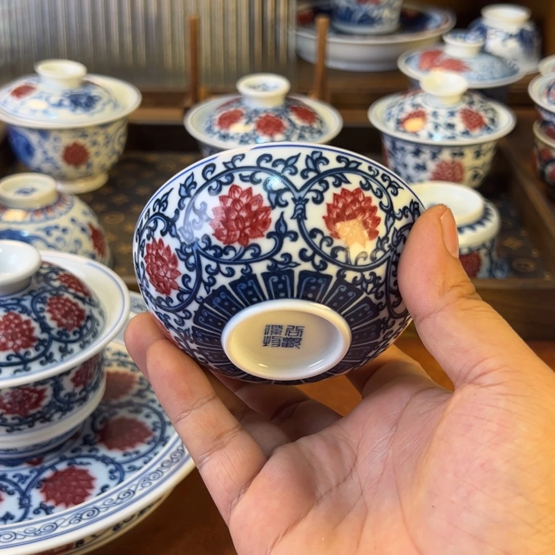 盖碗景德镇茶器百宝箱