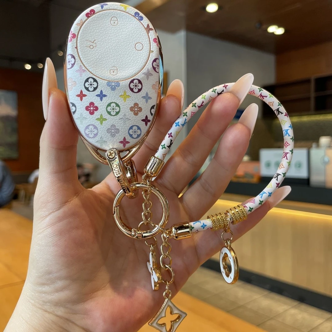 埃安霸王龙钥匙套第二代aionv全包保护壳通用tpu汽车用品流行印花