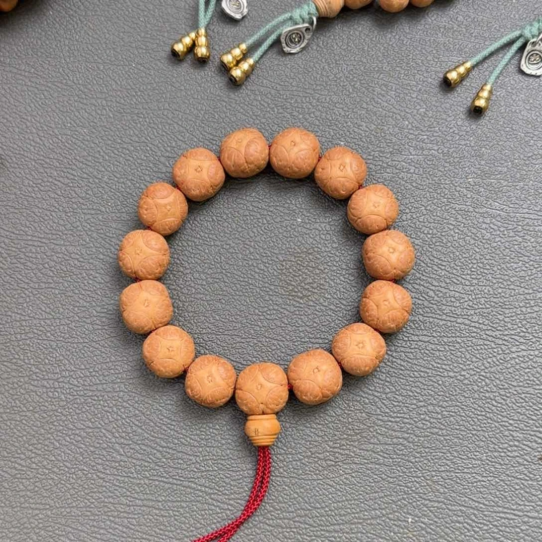 凤眼菩提吊坠小*16+麒麟