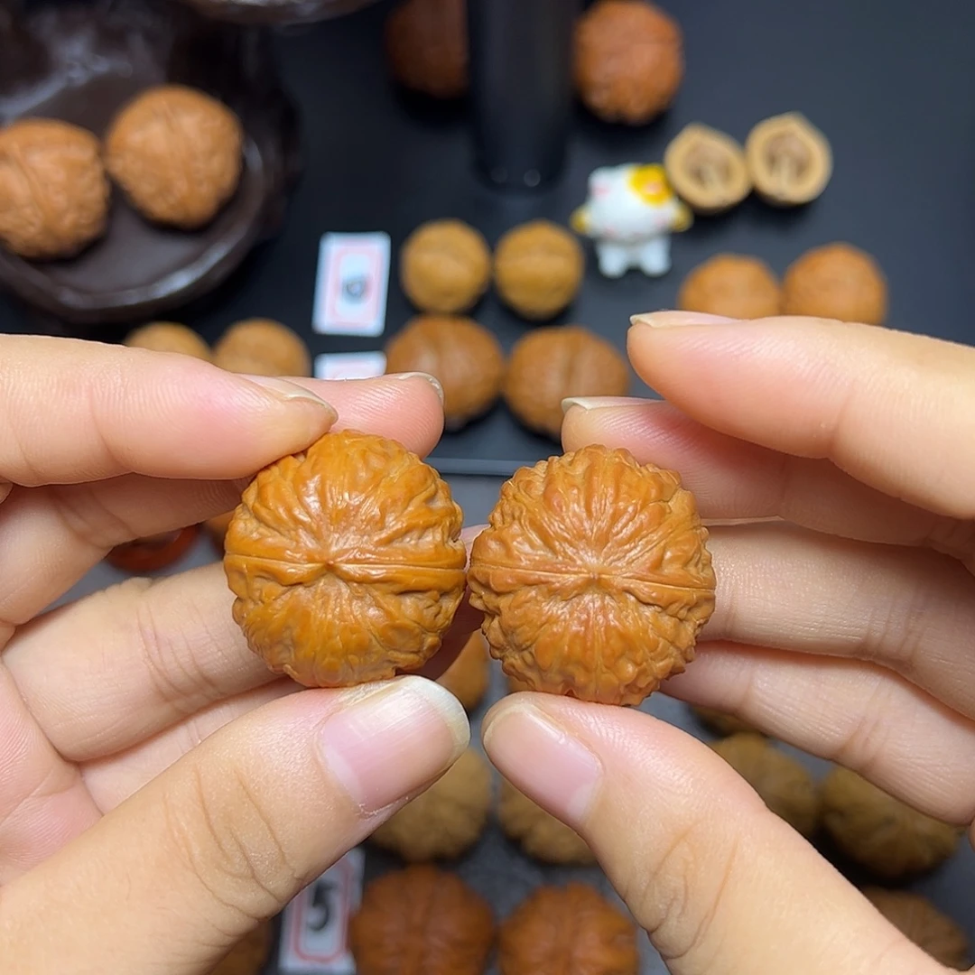 把件文玩核桃焖尖矮桩磨盘30