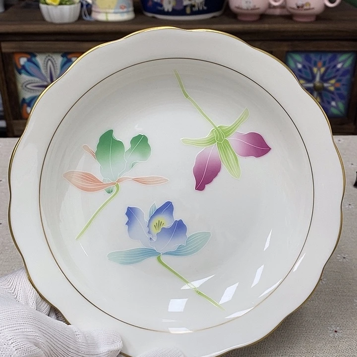 最***光瓷片口径19瓷器瓷器