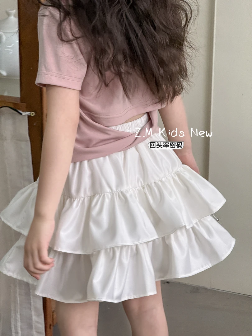 【回头率密码】2025儿童夏季薄款蓬蓬裙女童蛋糕裙裤半裙B-58334