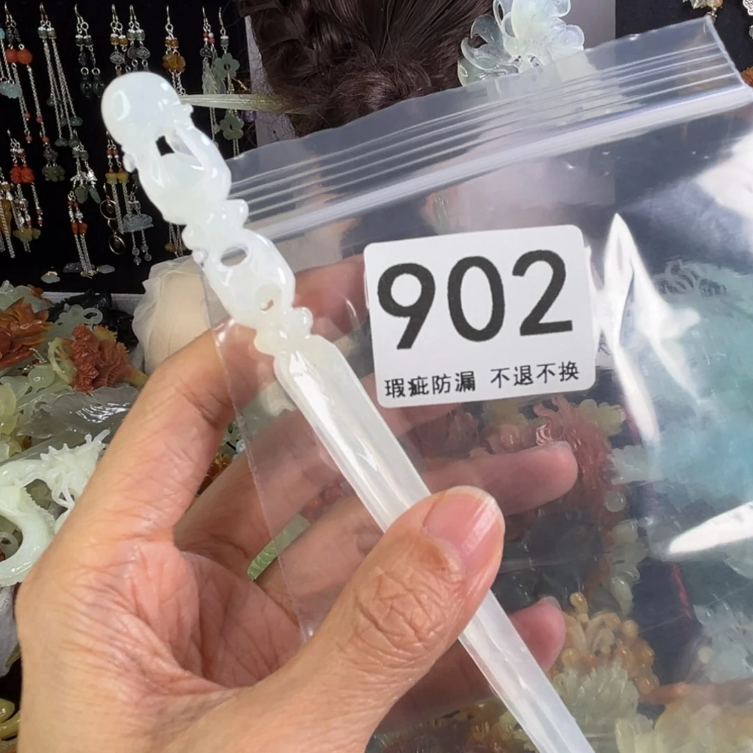 未镶嵌岫玉发饰陌*