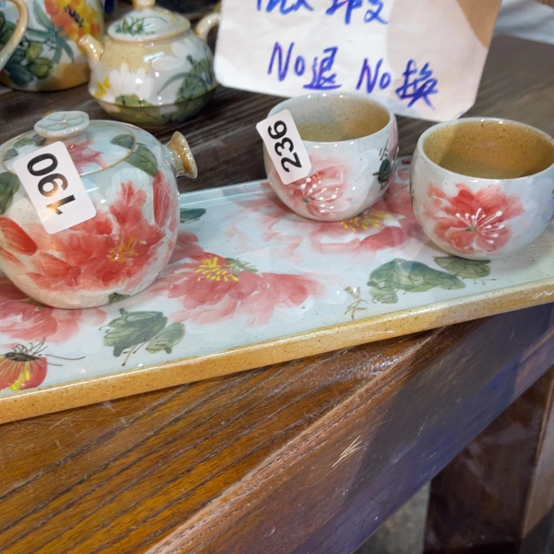茹***筱壶素浅陶瓷手工手绘
