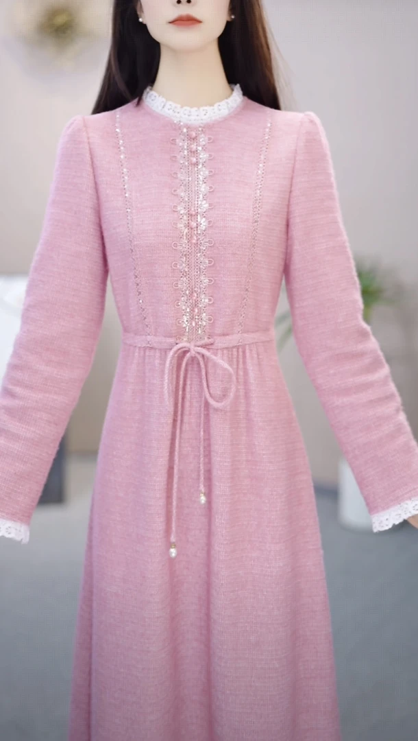 【依橙服饰】 X717  #   2025 显瘦 新款  减龄  连衣裙