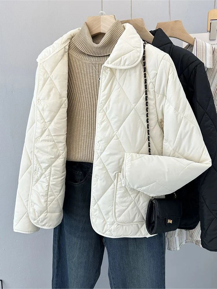 【崔万志优选】Y1868时尚轻薄棉衣短款新款秋冬女短款潮棉衣