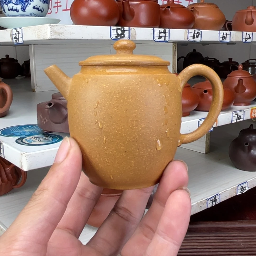 茶壶紫砂段泥半手120毫升