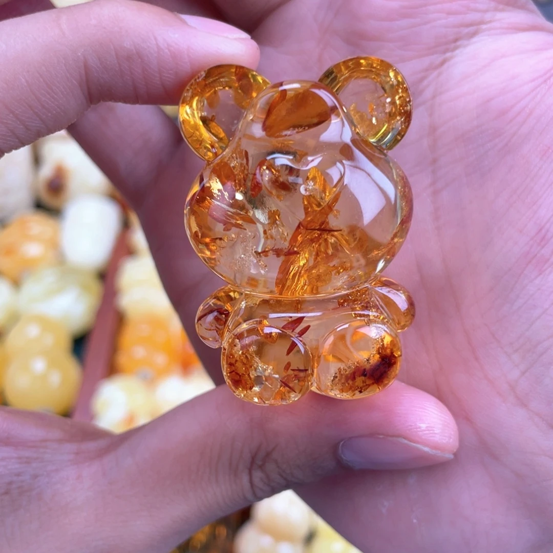 裸石琥珀未镶嵌蜜蜡