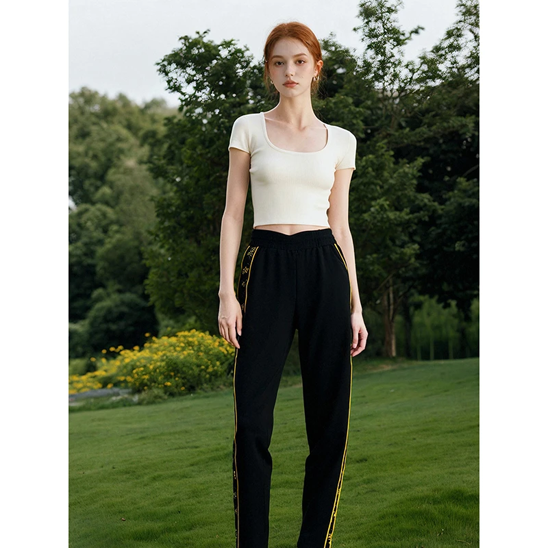 春夏新款时尚休闲百搭裤子 衣3024D