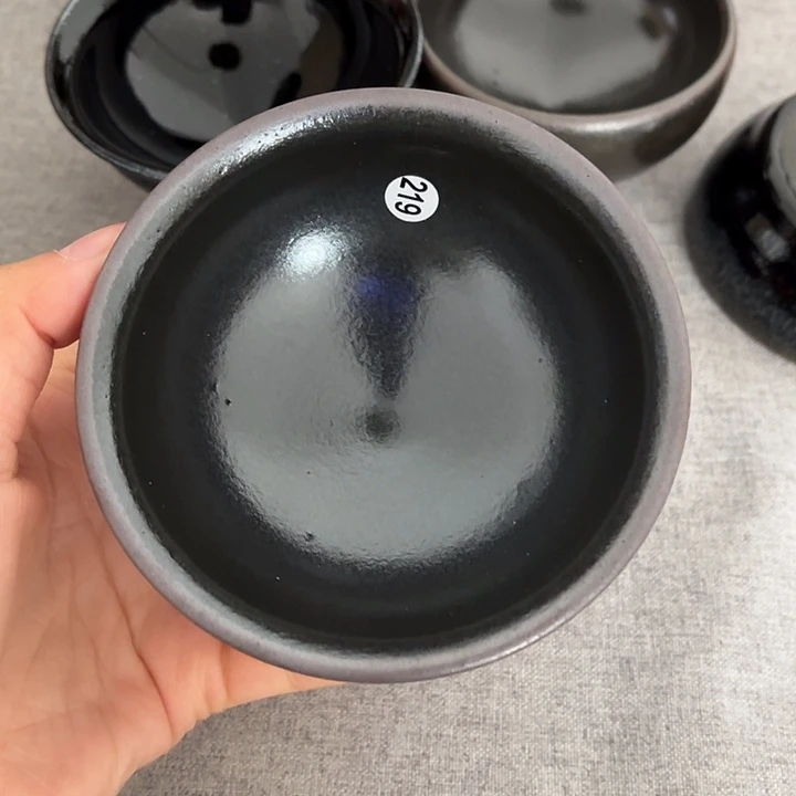茶盏子衿手工柴烧盏219灰被微瑕