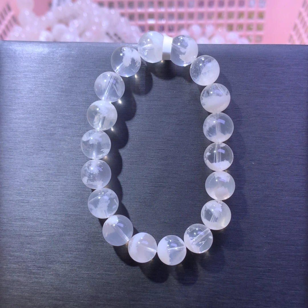 只***姐未镶嵌手串水晶雪花幽灵