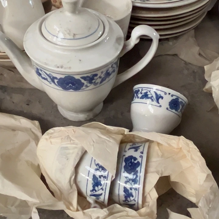 瓷闪购商品青花茶具一套