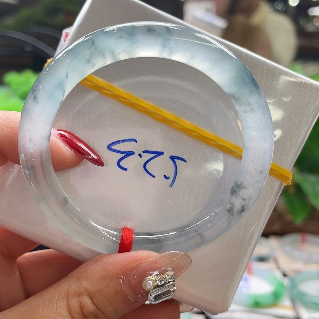 未镶嵌手镯翡翠56号钢子52.3圈