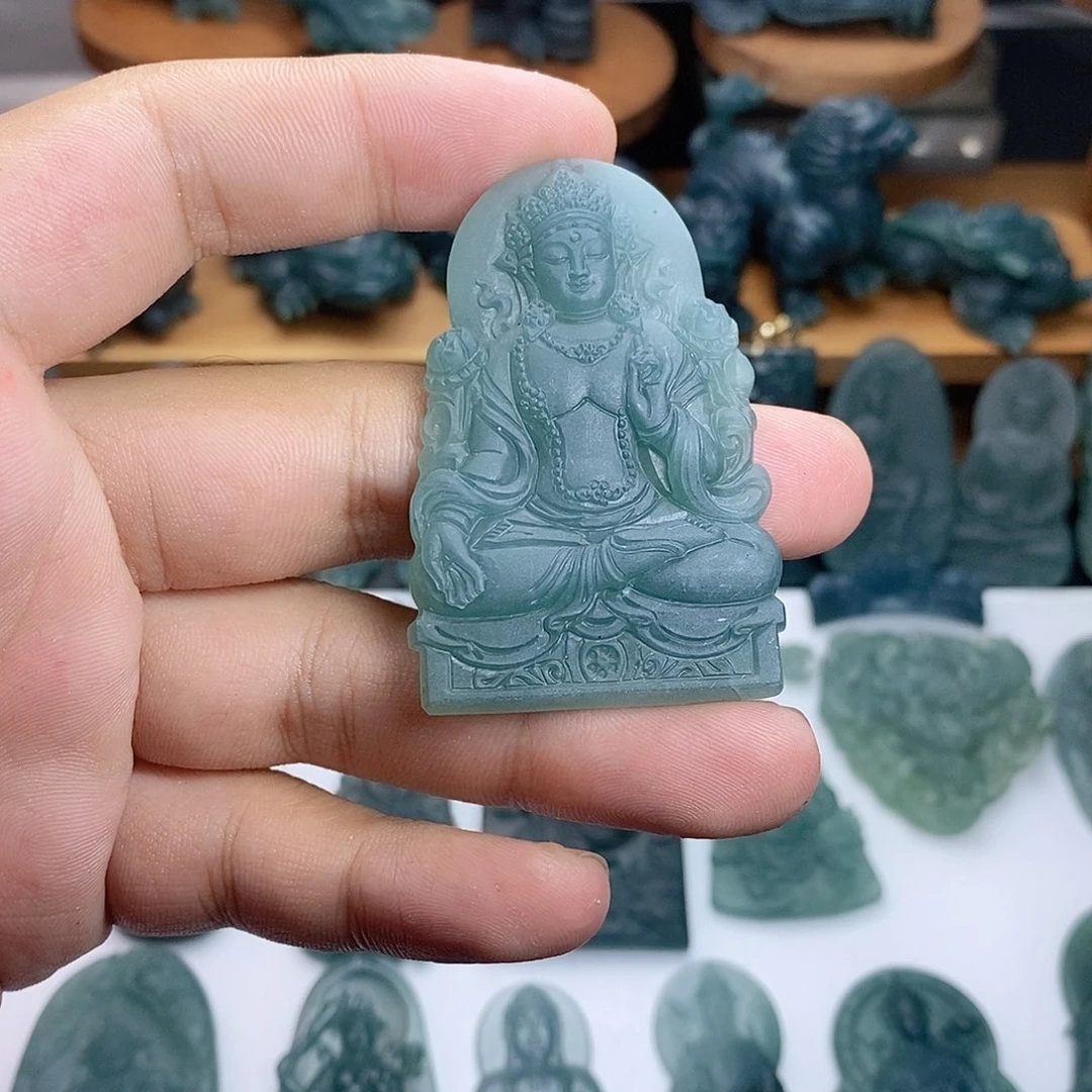定制翡翠未镶嵌度母