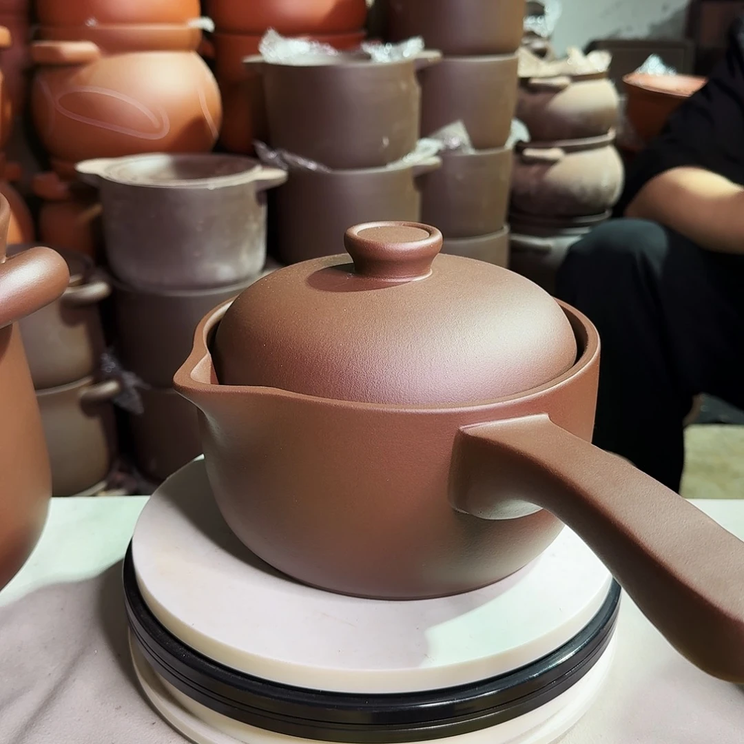 稻谷壳紫砂奶锅紫砂1.8