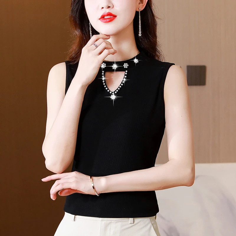 针织小背心吊带女士春秋冬季2025新款西装西服爆款内搭上衣小衫