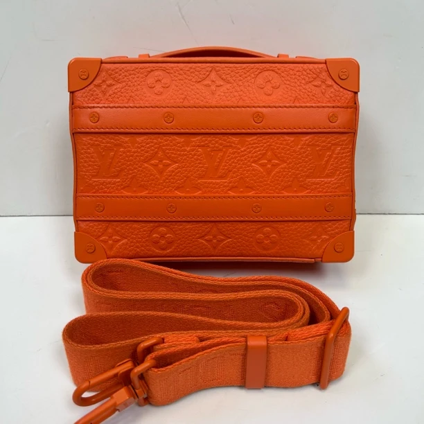 95新 LouisVuitton/路易威登 橙色压纹盒子1707