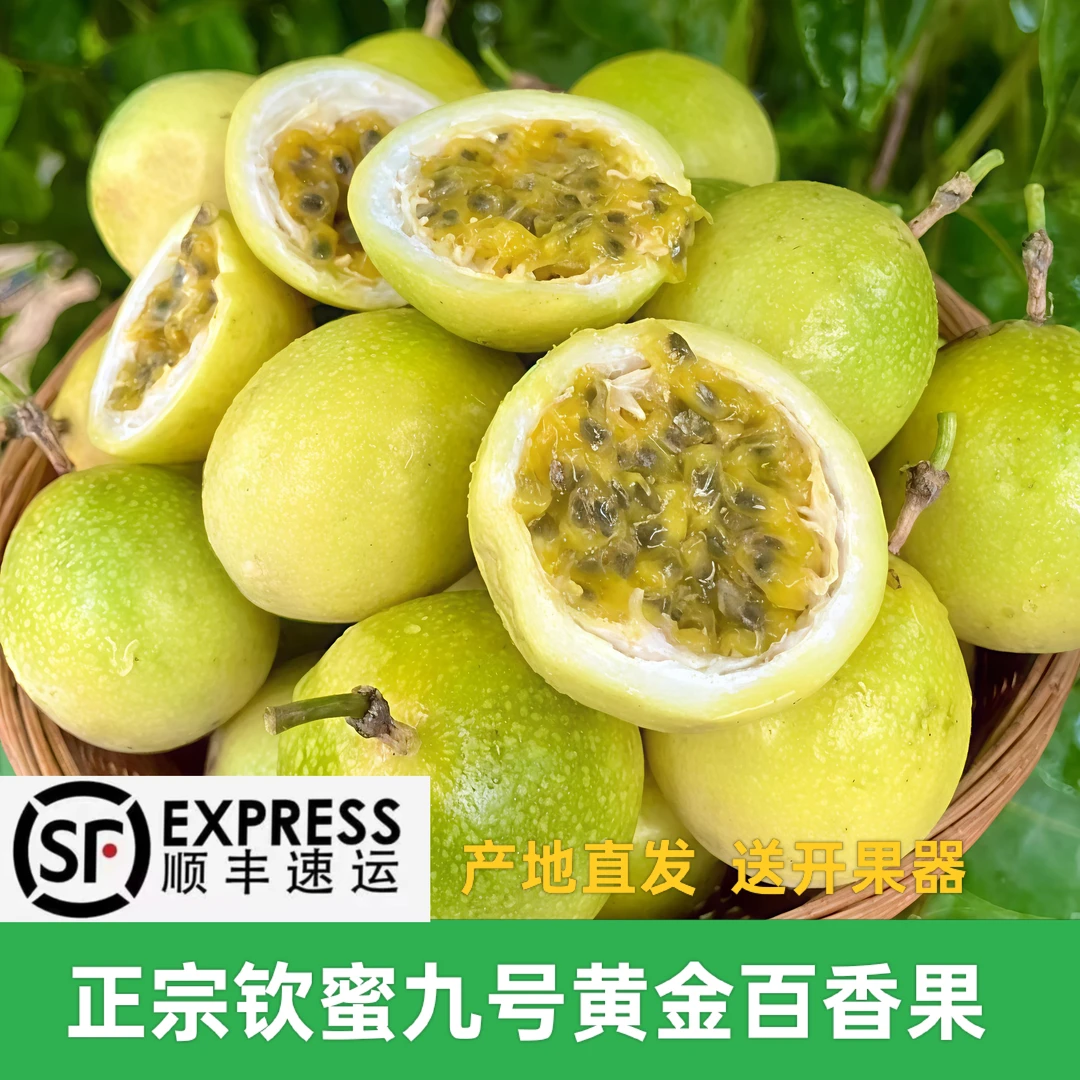 【顺丰包邮】钦蜜9号百香果新鲜当季水果香甜多汁产地直发电影