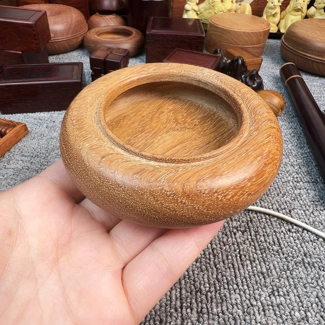 大果紫檀（缅甸花梨）笔洗