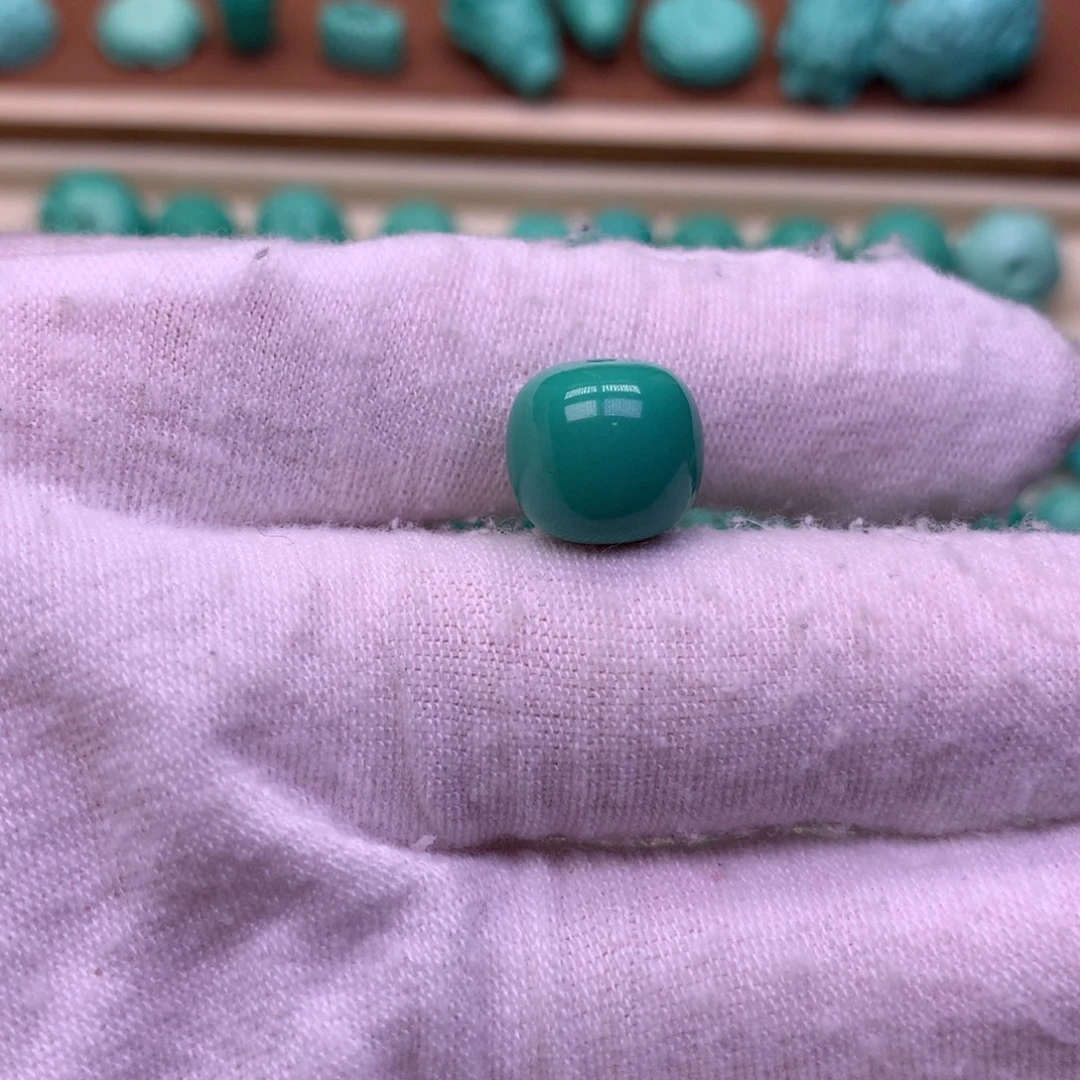 ﹎***ゞ原生态散珠配珠老型深绿卡12