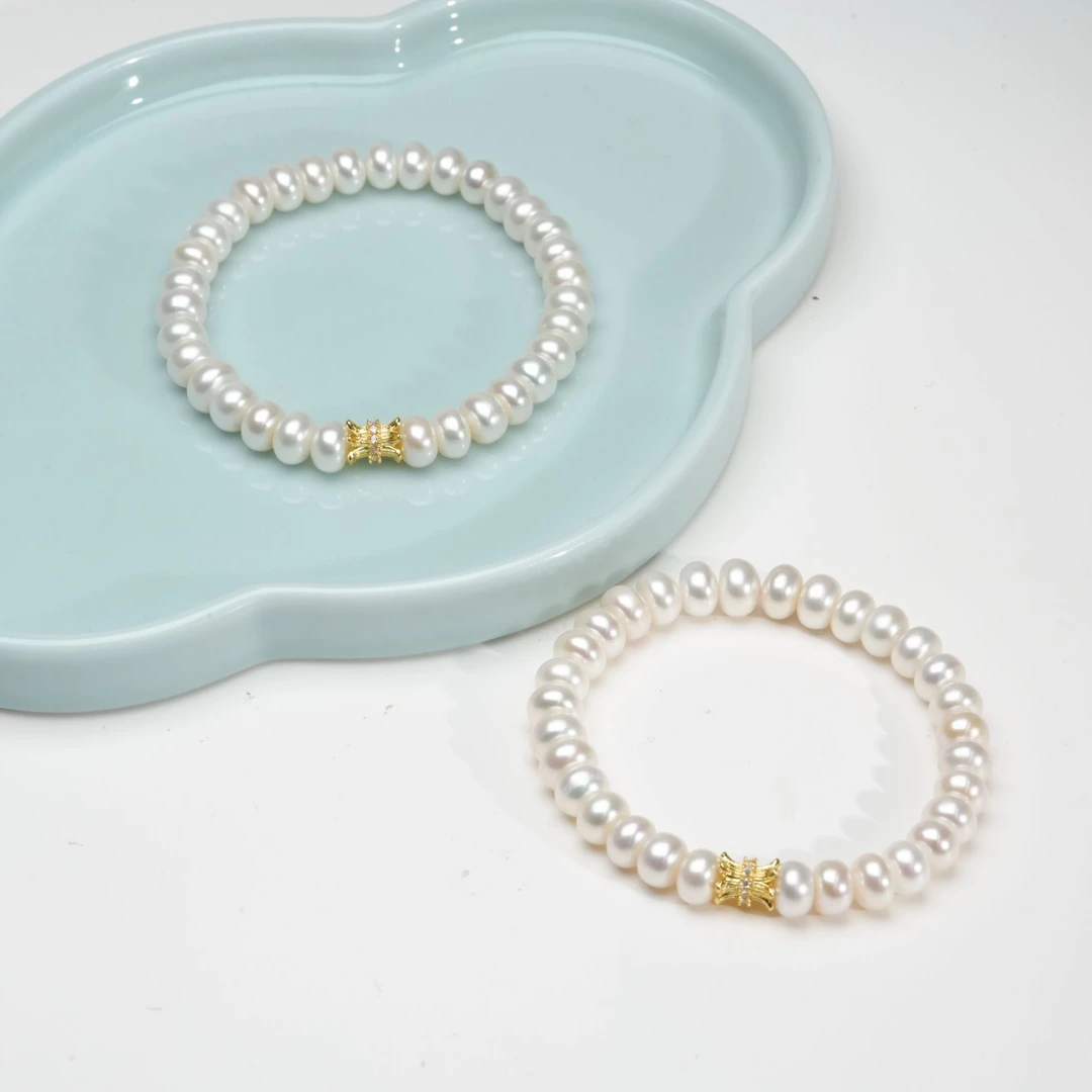 【小北严选】淡水珍珠DIY手串约7-8mm【多样性发一件】-BH15X473