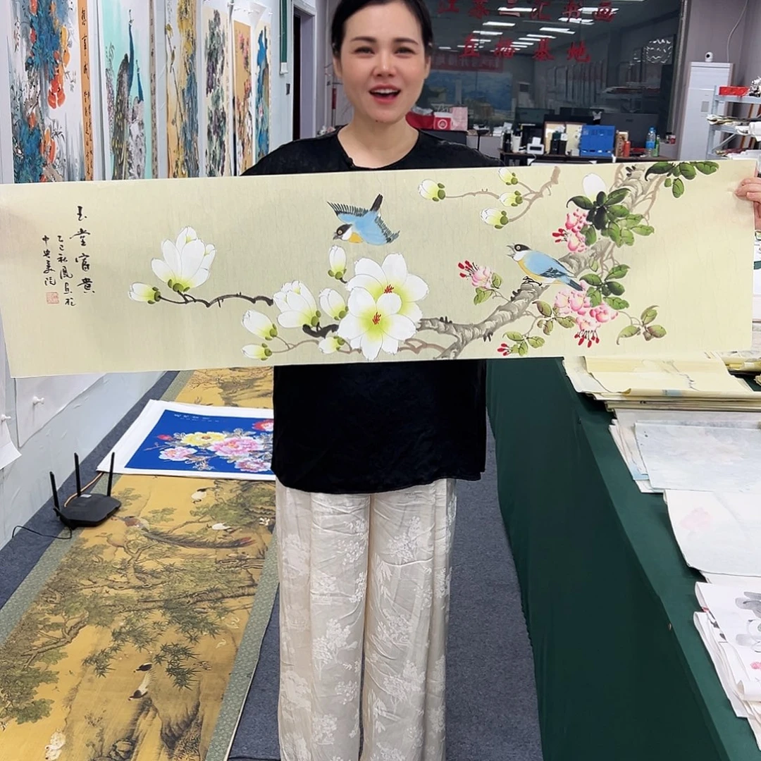 国画宣纸国画纯手绘作品