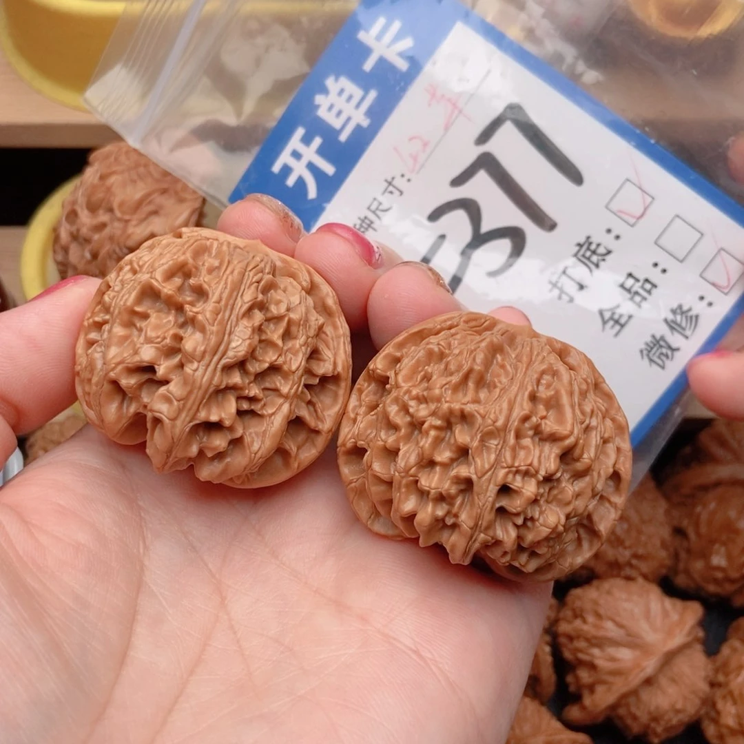 安***⣜桃核吊坠核桃苹果