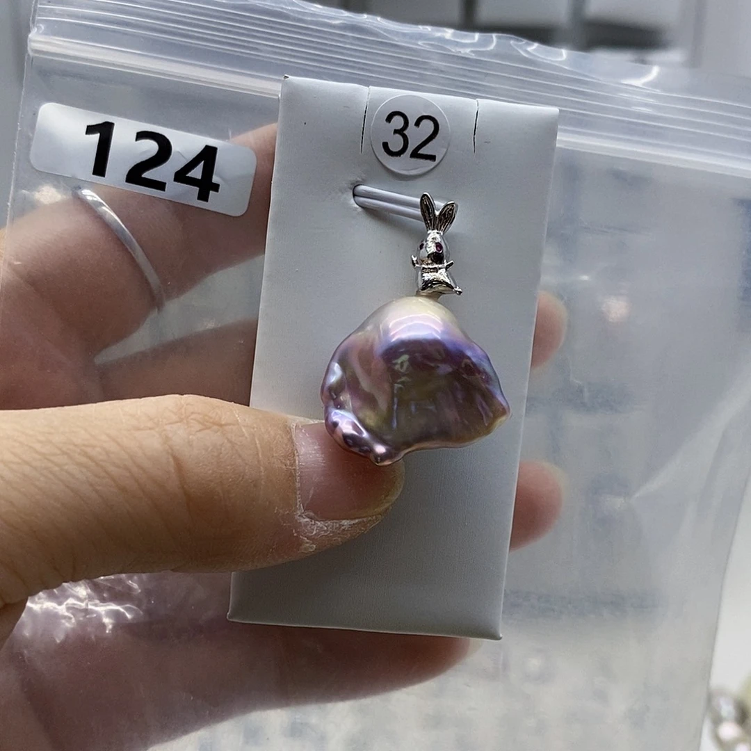 合金耳饰淡水珍珠小****天