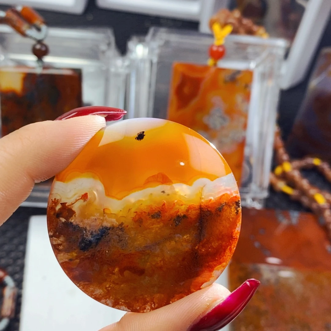 玛瑙/玉髓颈饰未镶嵌R*351