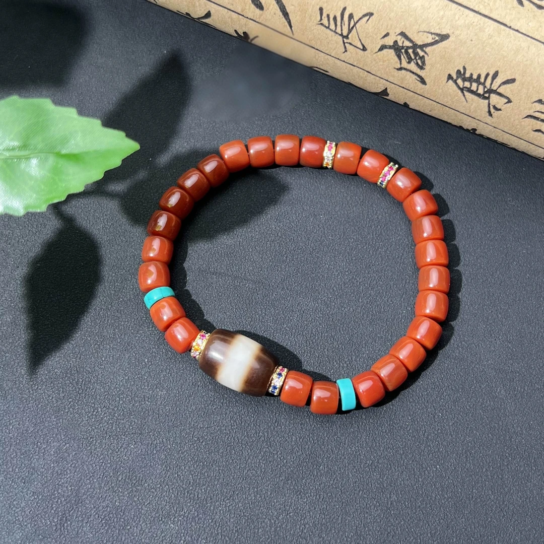 【厚爱公主专享】一线玛瑙南红手串-6