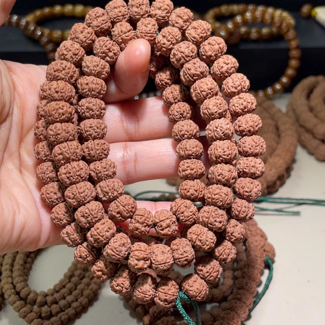 金刚菩提吊坠平细108尺寸10.5