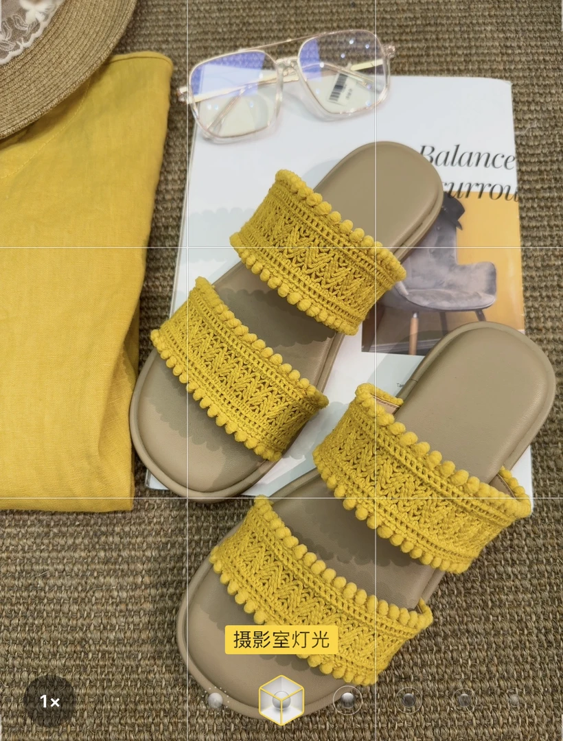 洛俪金夏季新款一字拖