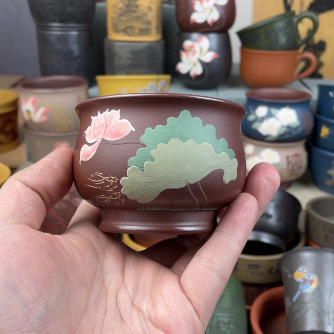 紫砂茶杯紫砂茶杯