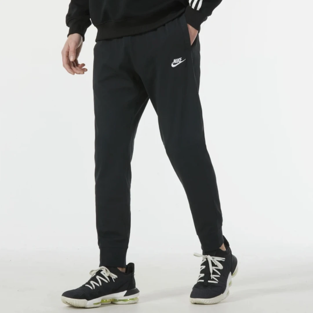 正品NIKE耐克运动长裤夏季薄款男子经典刺绣LOGO收口小脚裤BV2763