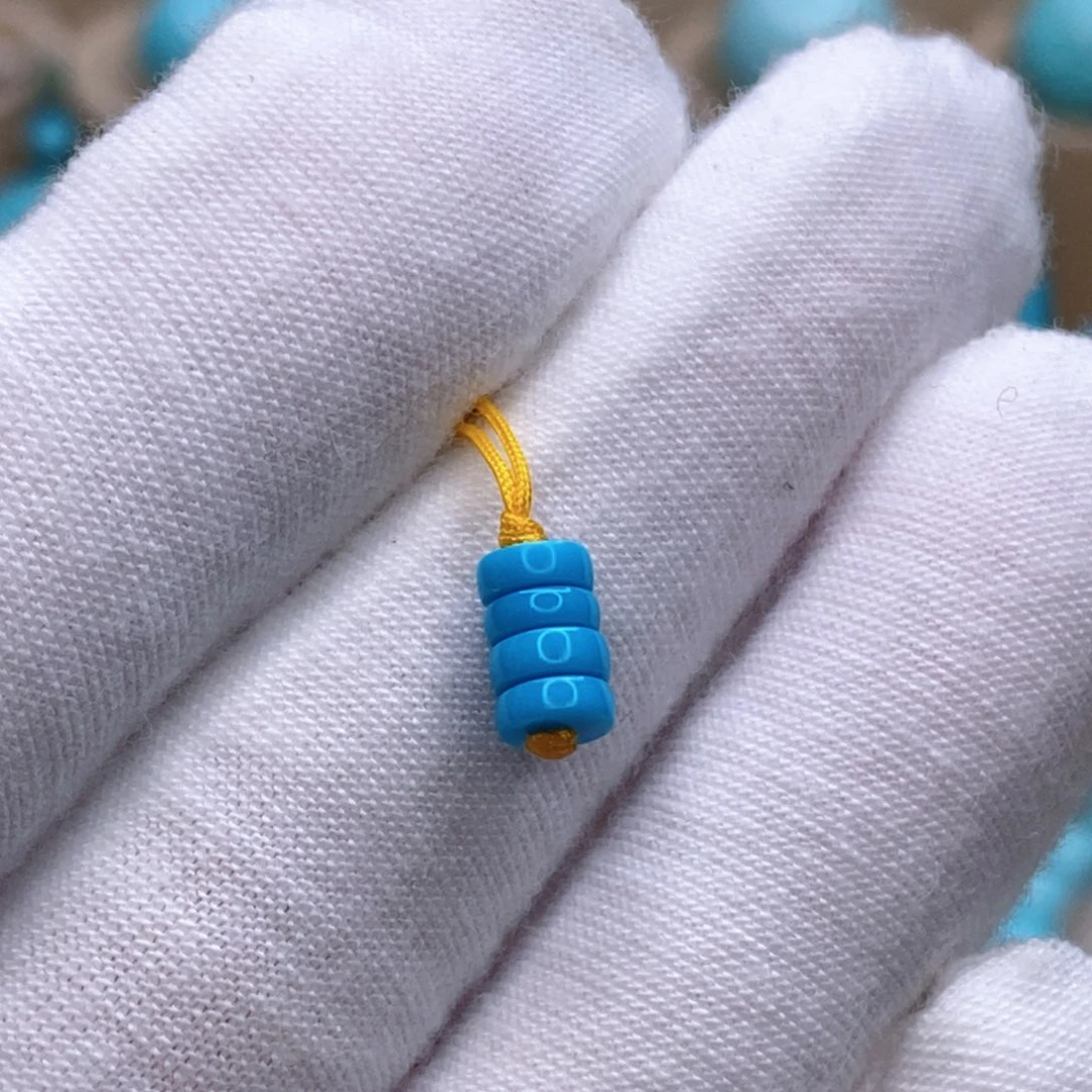 绿松石未镶嵌珠宝奇石4.6mm