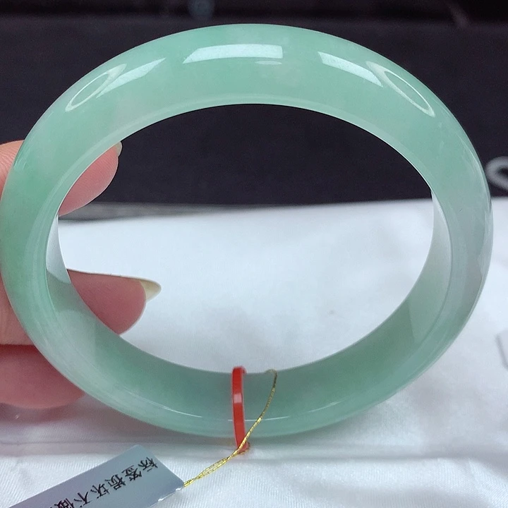 翡翠未镶嵌手镯62圈246