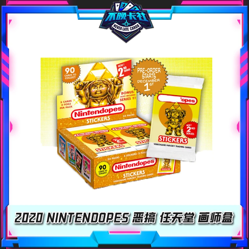 2020 NINTENDOPES 恶搞 任天堂 画师盒 收藏卡牌 （默认代拆