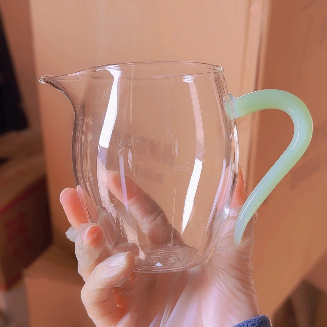 高硼硅玻璃茶水分离款玲珑绿玉
