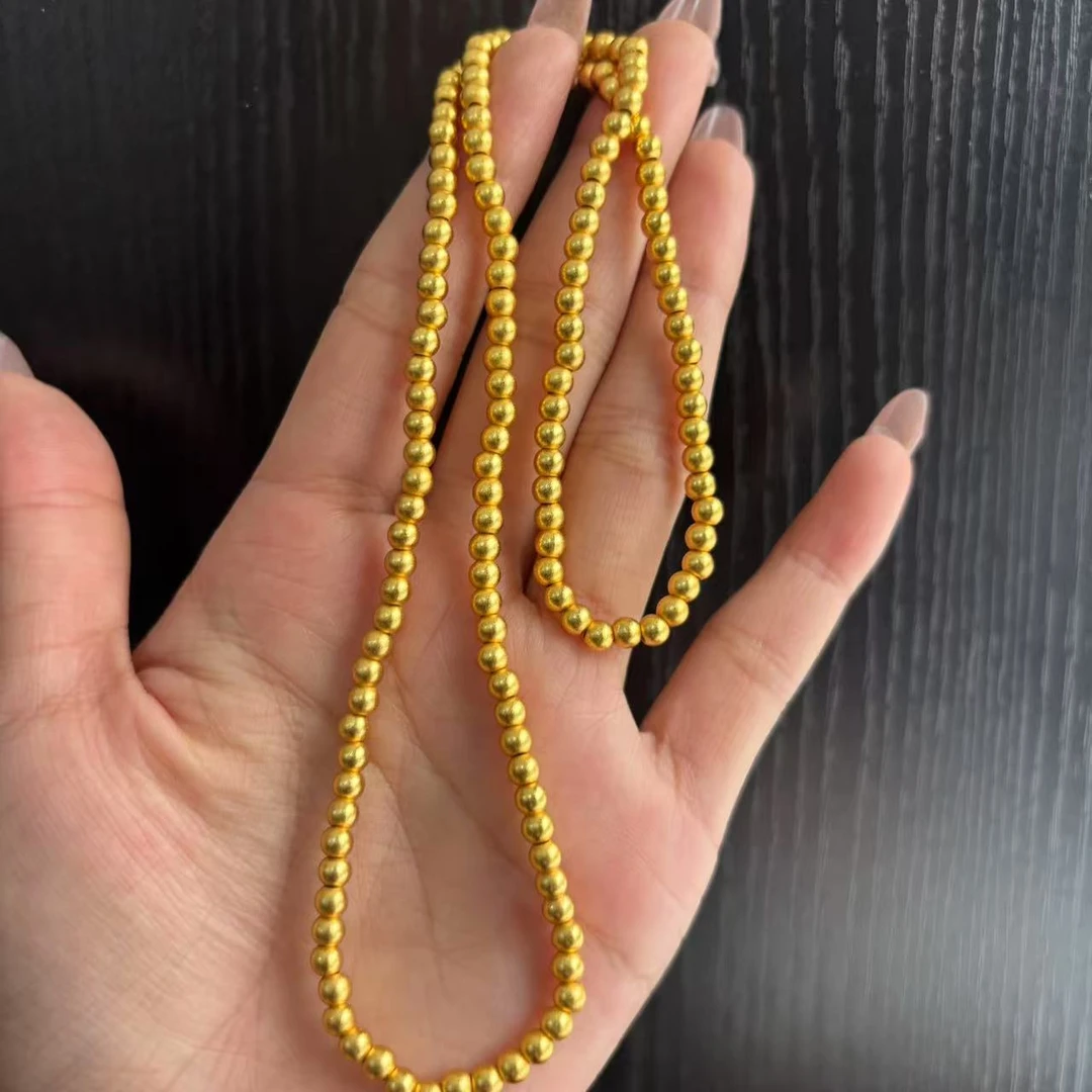 B25-中缅边民转运圆珠项链