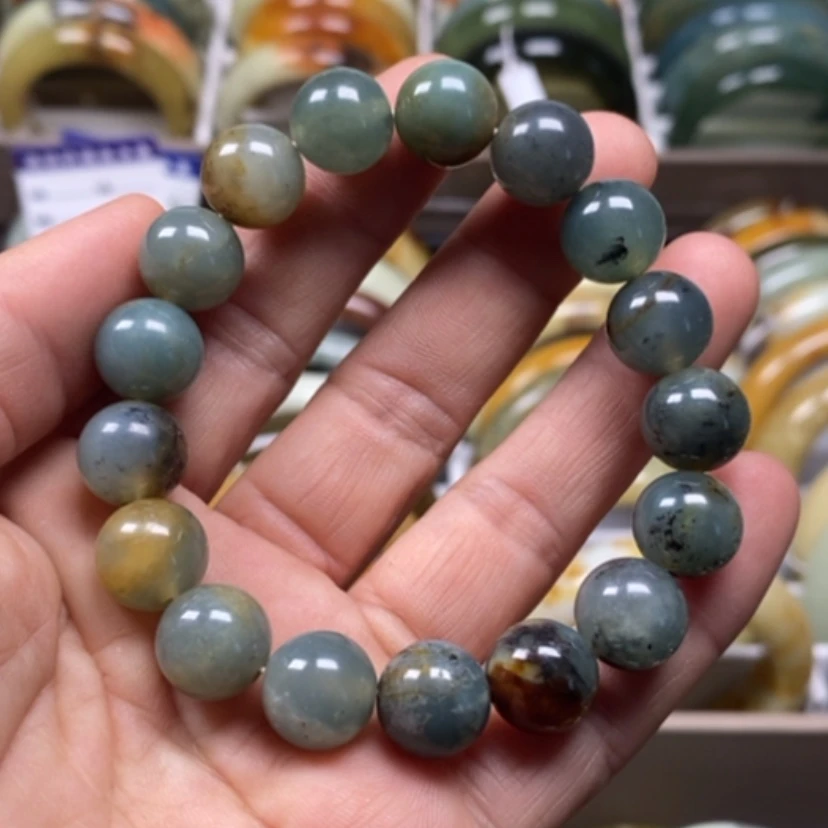 【闪购商品】蛇纹石玉手镯未镶嵌