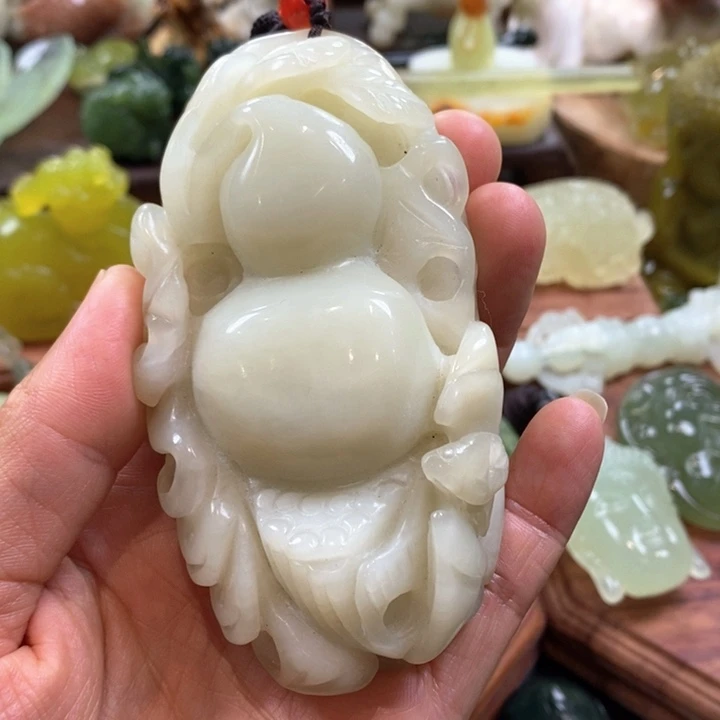 蛇纹石玉未镶嵌手把