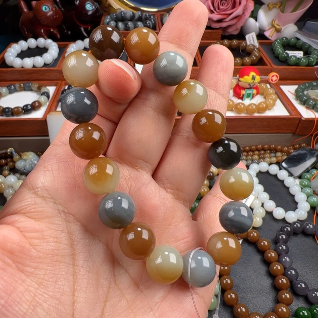 和田玉手链未镶嵌听*