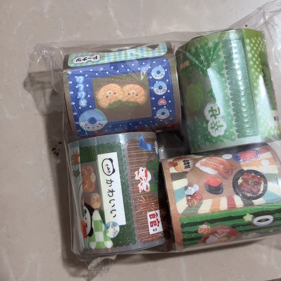 古早框框系列胶带4卷